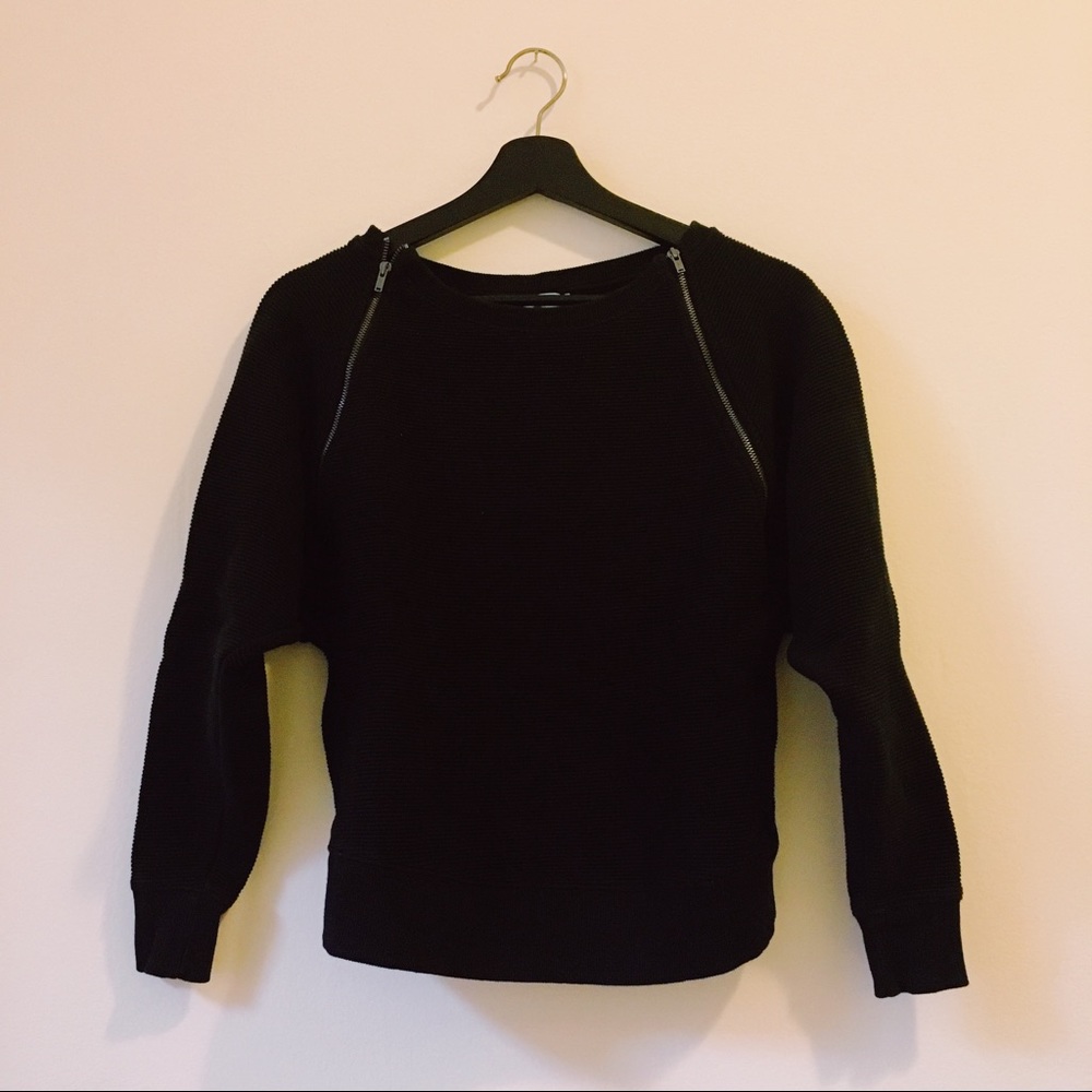 CC zippered sweater
